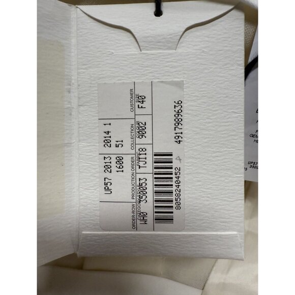 Balenciaga Womens High-Waisted Pleated Shorts Size 40 Cream - Picture 5 of 11